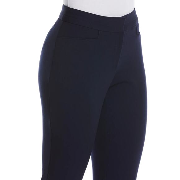 Rafaella NWT Women's Gabardine Slim Leg Curvy Pant Black Size 16 - Picture 8 of 11